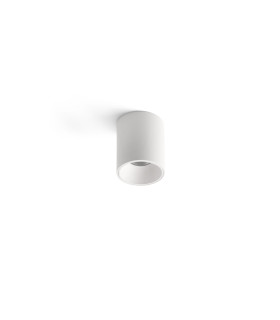 Rol 9W Surface Mounted Downlight Black Matt White 2700K-1