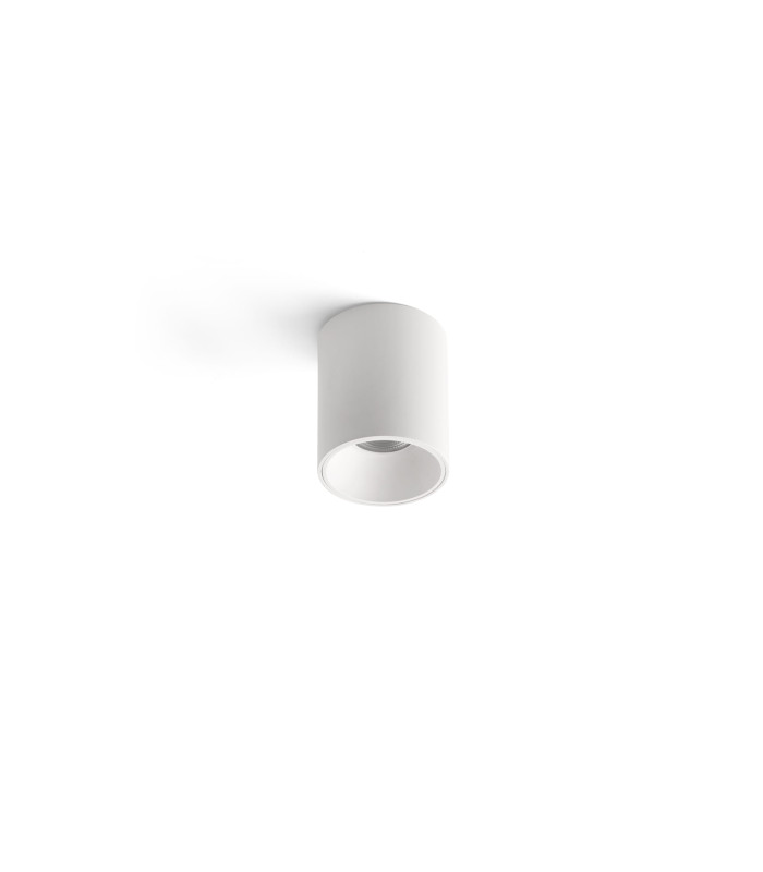 Rol 9W Surface Mounted Downlight Black Matt White 2700K-1