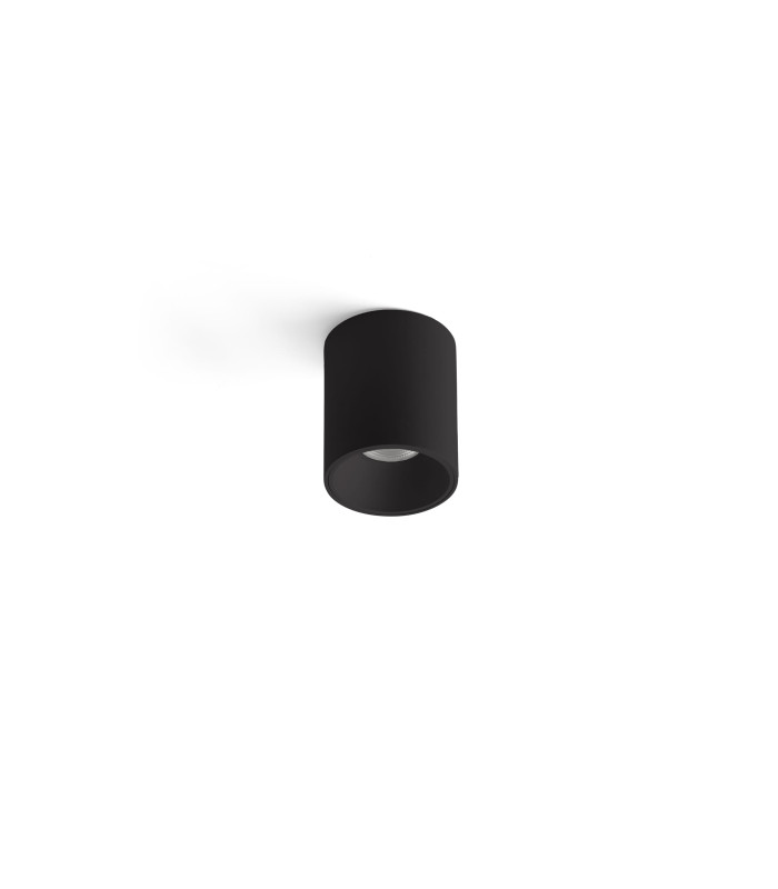 Rol 9W Surface Mounted Downlight Black Matt Black 2700K-1