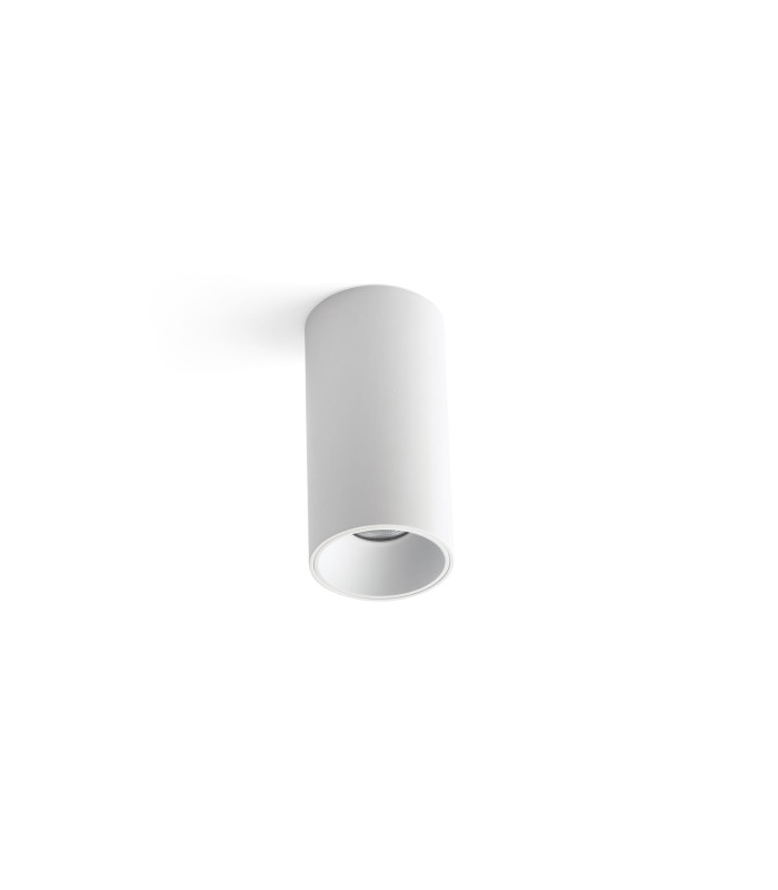 Rol 15W Surface Mounted Downlight Black Matt White 2700K-1