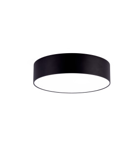 Aris 20W Cylindrical Ceiling Light Black 2700K-1