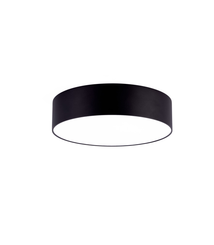 Aris 30W Cylindrical Ceiling Light Black 2700K-1