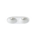 Gas Recessed Downlight Matt White 2x GU10-1