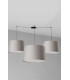 Windsor Cluster Pendant Ceiling Light Black Grey 9x E27-1