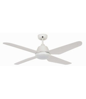 Lucci Air Aria AC 122cm Ceiling Fan White Integrated Led Remote Control-1