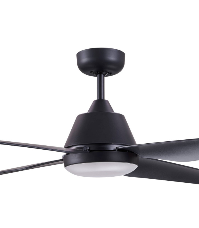 Lucci Air Aria AC 122cm Ceiling Fan Black Integrated Led Remote Control-2