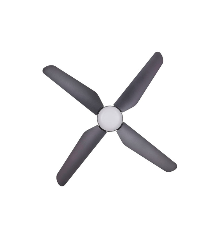 Lucci Air Aria AC 122cm Ceiling Fan Black Integrated Led Remote Control-3