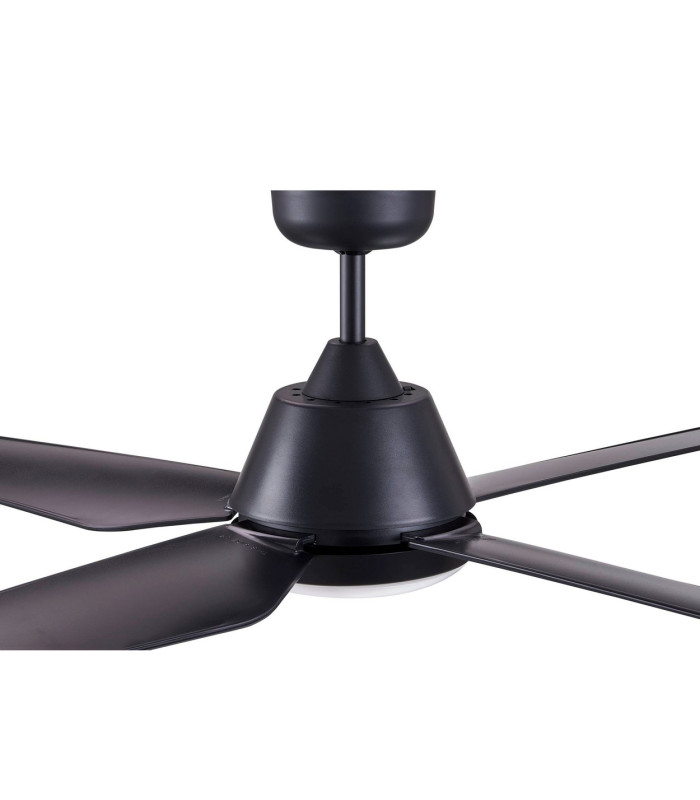Lucci Air Aria AC 122cm Ceiling Fan Black Integrated Led Remote Control-4