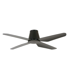 Lucci Air Aria AC 122cm Ceiling Fan Matt Black Remote Control-1