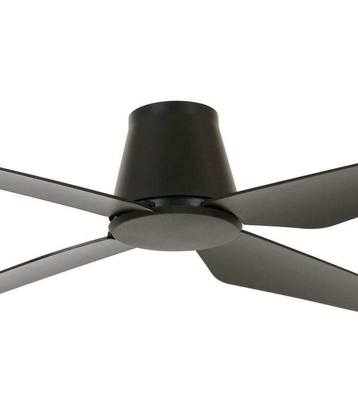 Lucci Air Aria AC 122cm Ceiling Fan Matt Black Remote Control-2