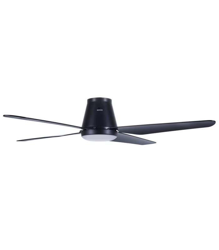 Lucci Air Aria AC 122cm Ceiling Fan Matt Black Integrated 18W Led Remote Control-2