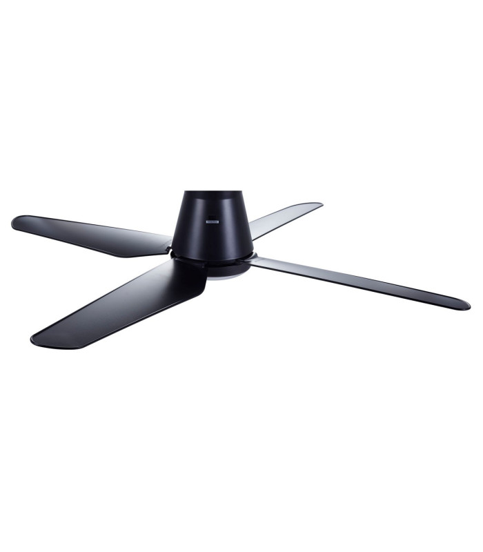 Lucci Air Aria AC 122cm Ceiling Fan Matt Black Integrated 18W Led Remote Control-3
