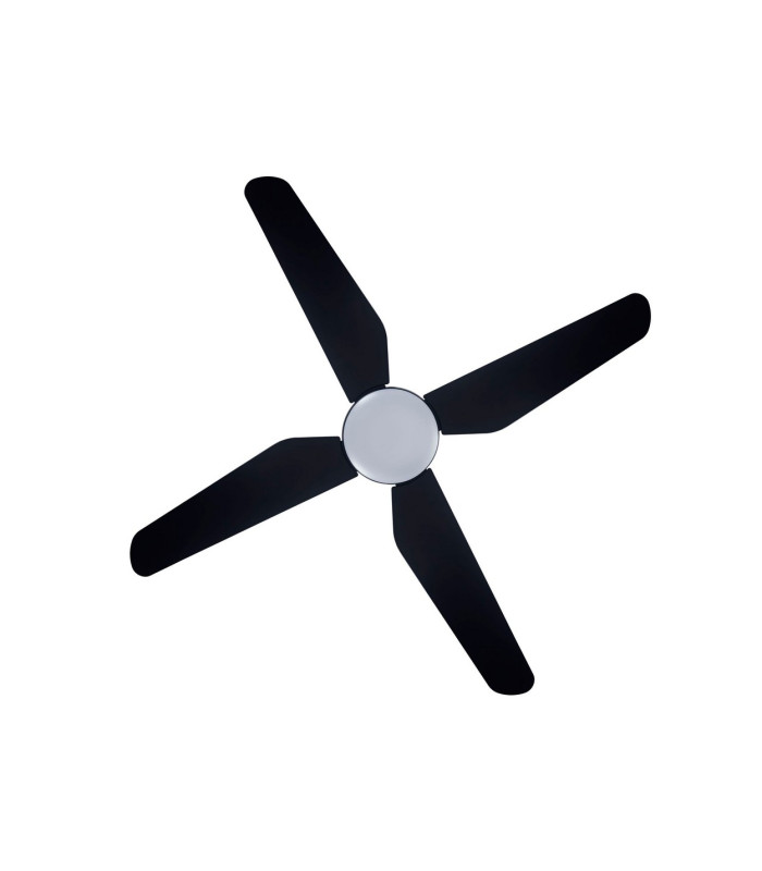 Lucci Air Aria AC 122cm Ceiling Fan Matt Black Integrated 18W Led Remote Control-5