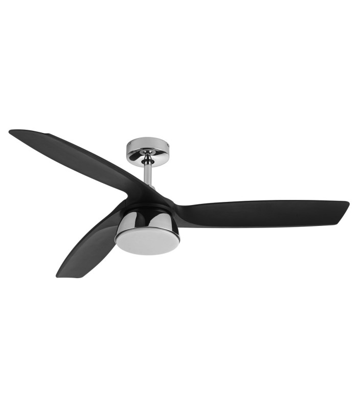 Lucci Air Bronx DC 132cm Ceiling Fan Chrome Led Remote Control-1