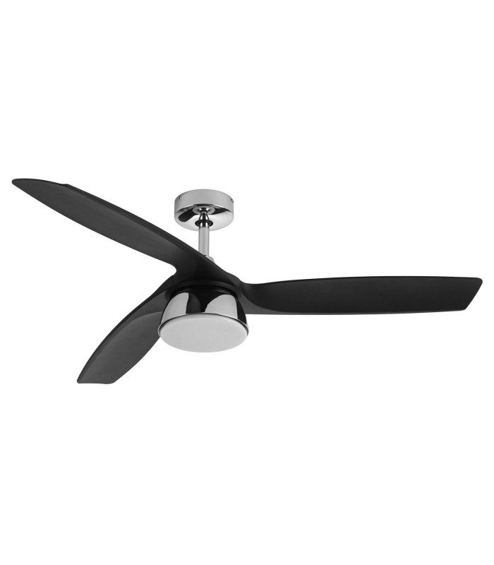 Lucci Air Bronx DC 132cm Ceiling Fan Chrome Led Remote Control-2