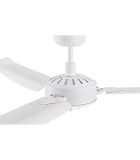 Lucci Air Airfusion AC 56 Ceiling Fan Ant WH Wall-2