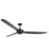 Lucci Air Carolina AC 178cm Ceiling Fan Matt Black Wall Control-1