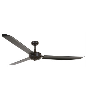 Lucci Air Carolina AC 178cm Ceiling Fan Matt Black Wall Control-1