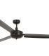 Lucci Air Carolina AC 178cm Ceiling Fan Matt Black Wall Control-3