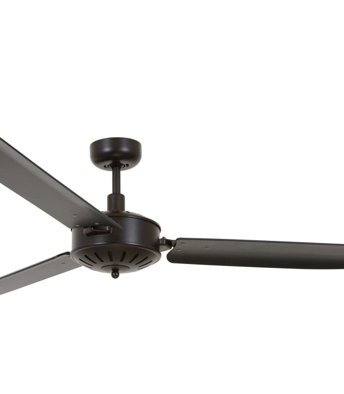 Lucci Air Carolina AC 178cm Ceiling Fan Matt Black Wall Control-3