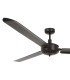 Lucci Air Carolina AC 178cm Ceiling Fan Matt Black Wall Control-4