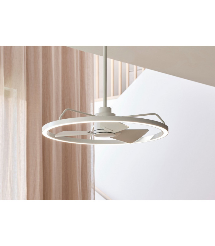 Lucci Air Cessna DC 70CM Ceiling Fan White Led Remote Control-5