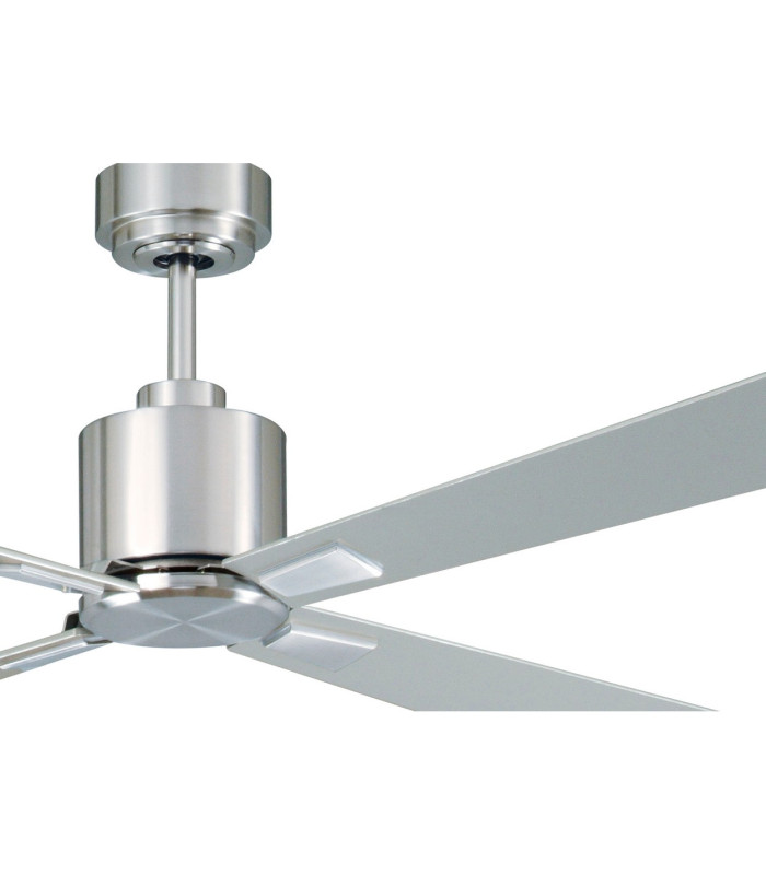 Lucci Air Climate DC 132cm Ceiling Fan Brushed Chrome Remote Control-3