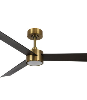 Lucci Air Climate DC 132cm Ceiling Fan Antique Brass GX53 Remote Control-2