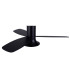 Lucci Air Flusso DC 132cm Ceiling Fan Matt Black GX53 Remote Control-4