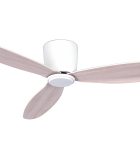 Lucci Air Radar DC 132cm Ceiling Fan White Washed Oak Remote Control-2