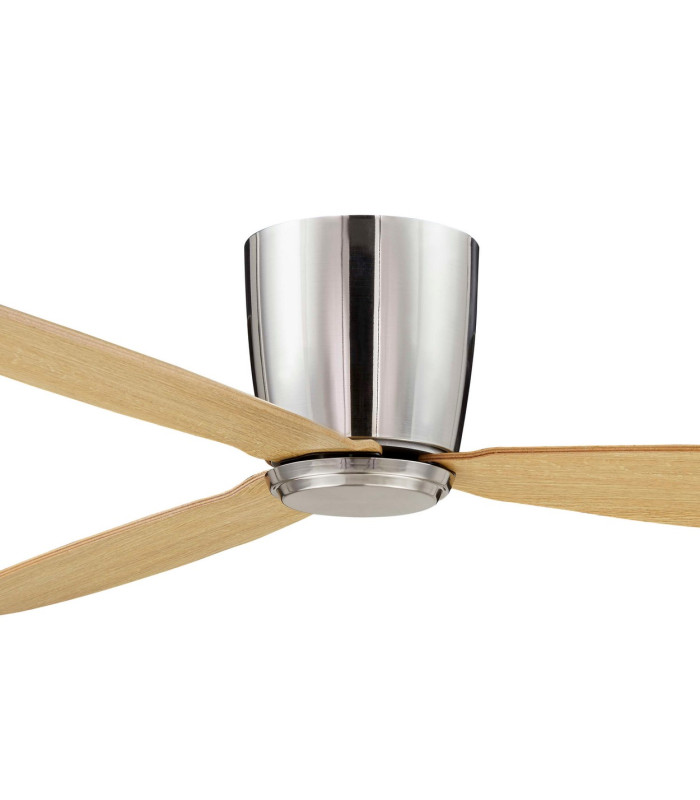 Lucci Air Radar DC 132cm Ceiling Fan Brushed Chrome Remote Control-2