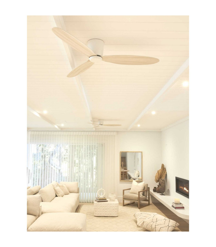 Lucci Air Radar DC 106cm Ceiling Fan White Remote Control-4