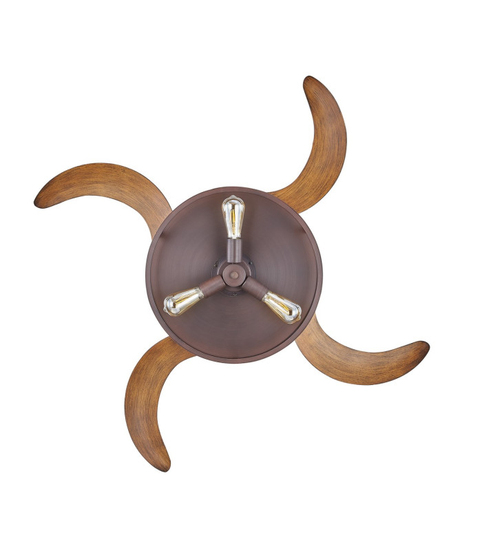 Fanaway Classic AC 121cm Ceiling Fan Oil Rub Bronze E26 Remote Control-8
