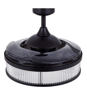 Fanaway Corbelle AC 121cm Ceiling Fan Antique Black E27 Remote Control-2