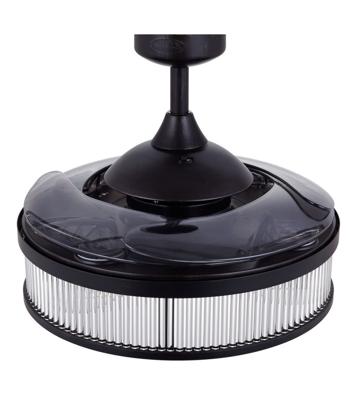Fanaway Corbelle AC 121cm Ceiling Fan Antique Black E27 Remote Control-2