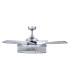 Fanaway Corbelle AC 121cm Ceiling Fan Chrome E27 Remote Control-1
