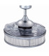 Fanaway Corbelle AC 121cm Ceiling Fan Chrome E27 Remote Control-3