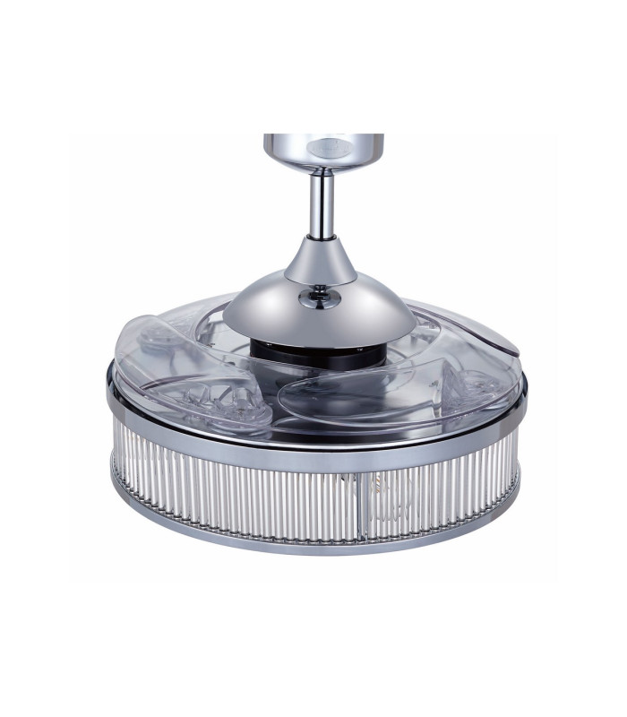 Fanaway Corbelle AC 121cm Ceiling Fan Chrome E27 Remote Control-4