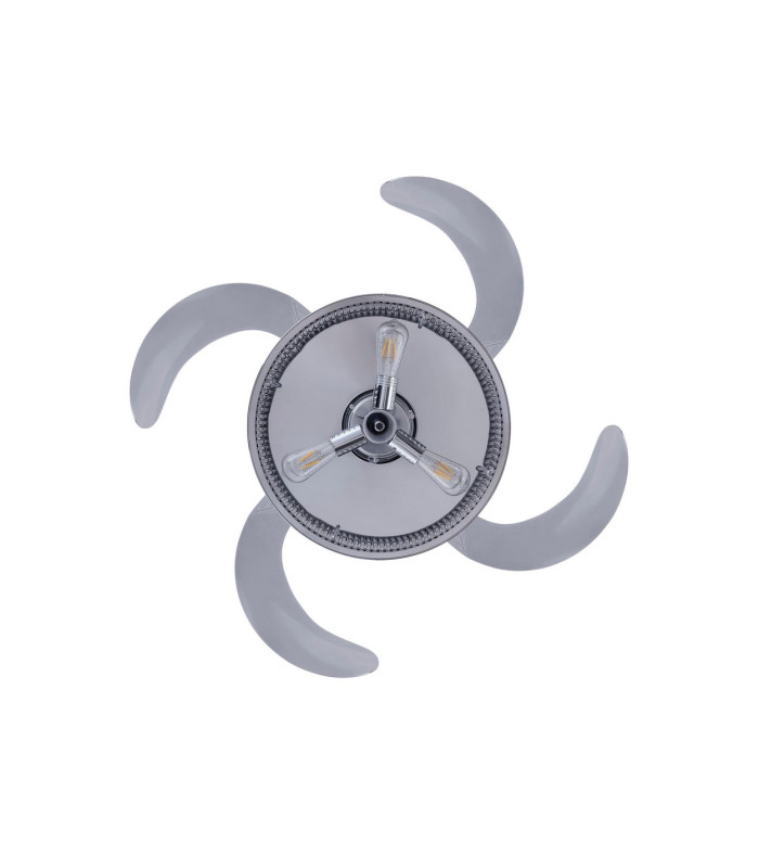 Fanaway Corbelle AC 121cm Ceiling Fan Chrome E27 Remote Control-7
