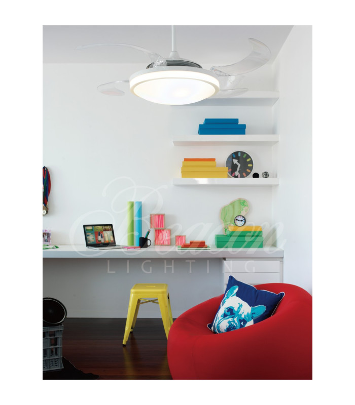 Fanaway Evo AC 121cm Ceiling Fan White Integrated Led Remote Control-8