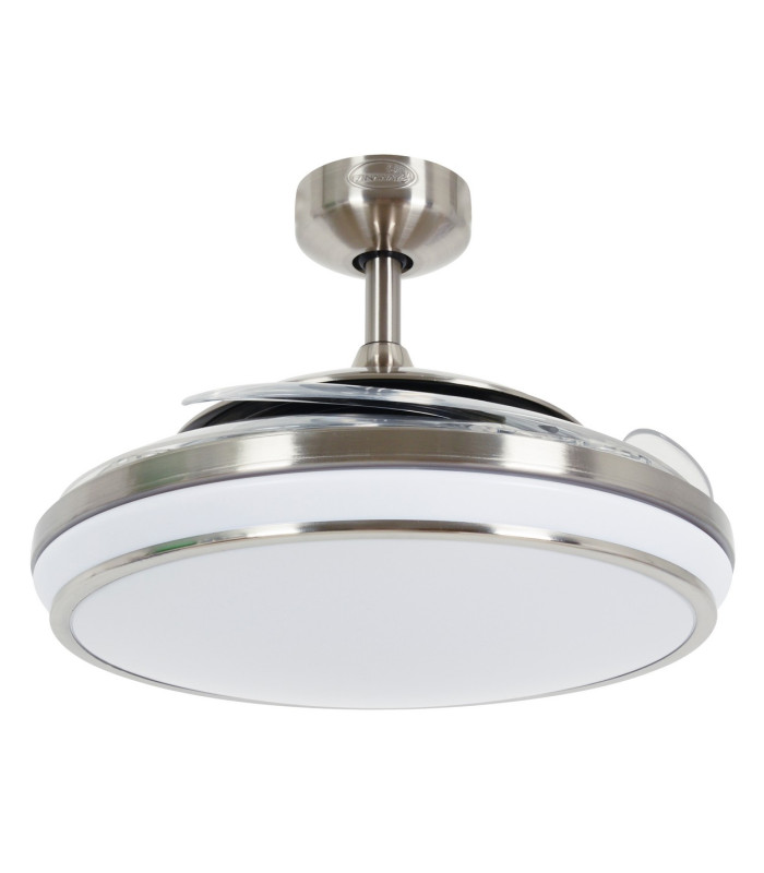 Fanaway Evo AC 121cm Ceiling Fan Brushed Chrome Integrated Led Remote Control-6
