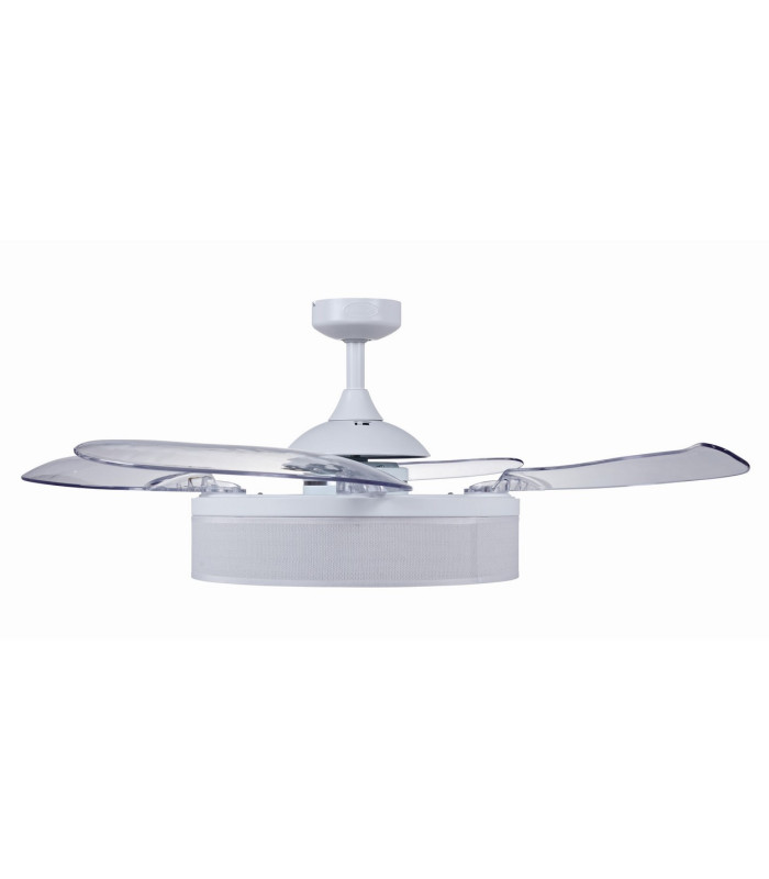 Fanaway Fraser AC 121cm Ceiling Fan White E27 Remote Control-1