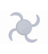 Fanaway Fraser AC 121cm Ceiling Fan White E27 Remote Control-4