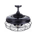 Fanaway Industri AC 121cm Ceiling Fan Matt Black E27 Remote Control-6