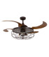 Fanaway Industri AC 121cm Ceiling Fan Oil Rubbed Bronze E27 Remote Control-1