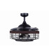Fanaway Montclair AC 121cm Ceiling Fan Black (Koa Trim) E27 Remote Control-4