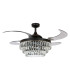 Fanaway Veil AC 121cm Ceiling Fan Antique Black E14 Remote Control-1
