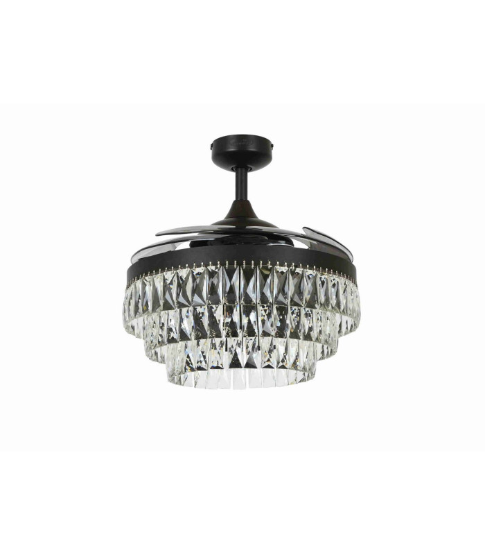 Fanaway Veil AC 121cm Ceiling Fan Antique Black E14 Remote Control-3
