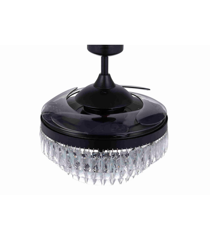 Fanaway Veil AC 121cm Ceiling Fan Antique Black E14 Remote Control-4