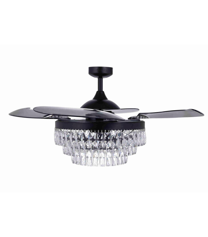 Fanaway Veil AC 121cm Ceiling Fan Antique Black E14 Remote Control-7